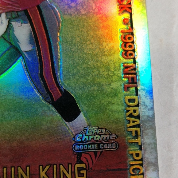1999 Topps Chrome Shaun King Rookie #156 Refractor Tampa Bay Buccaneers - Picture 5 of 8